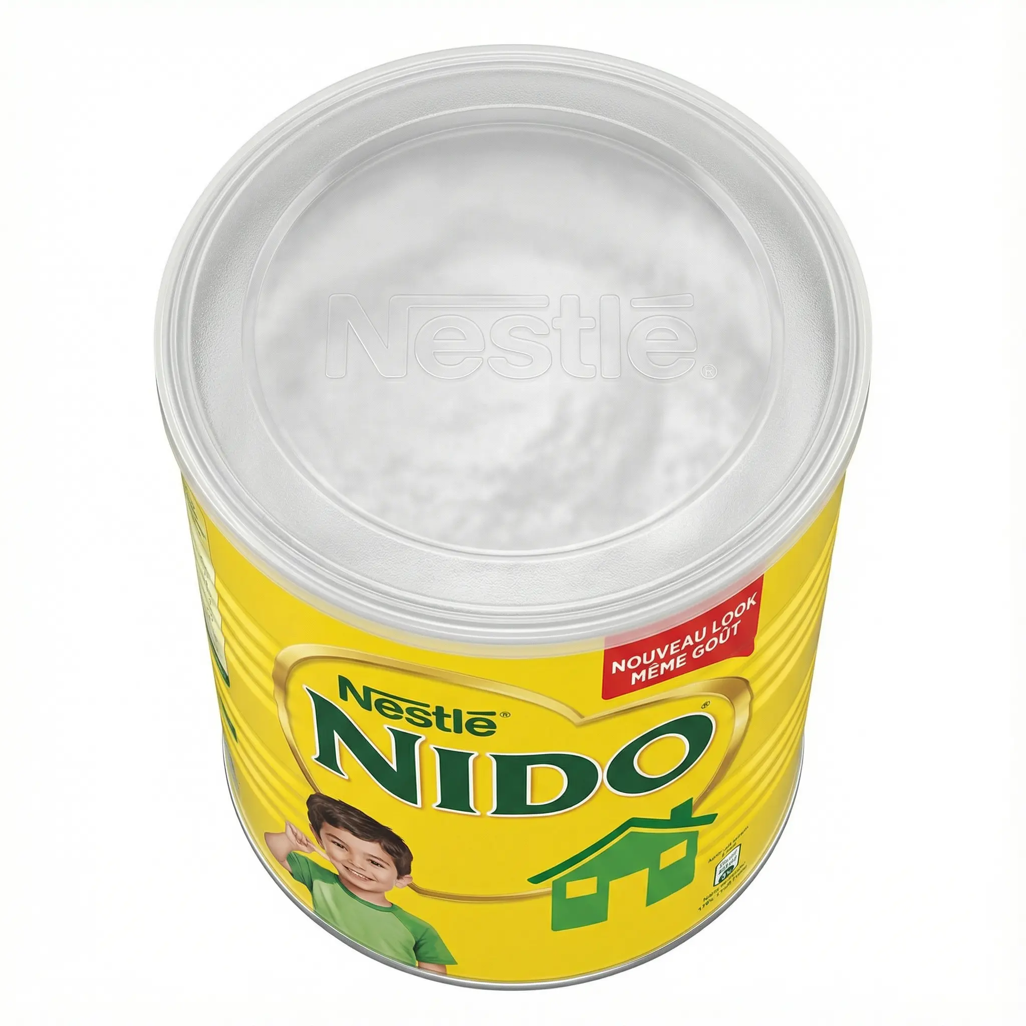 boite metal lait en poudre NIDO 400g ouverte