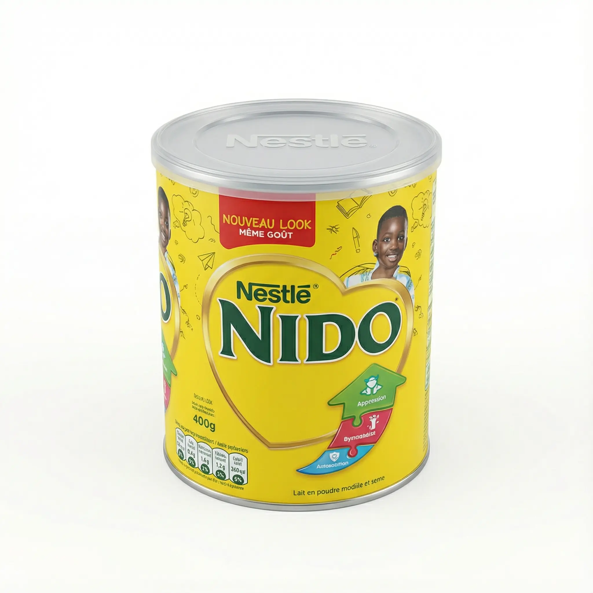 lait NIDO Cameroun boite 400g en poudre jaune